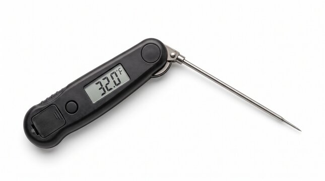 Digital meat thermometer, kitchen temperature gauge, cooking tool, food probe