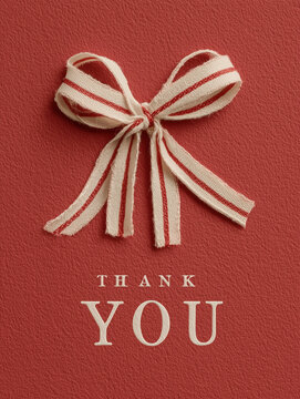 Thank you greeting card