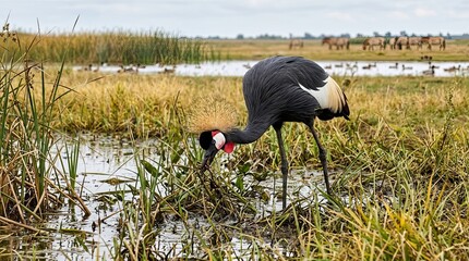 black crowned crane © Emi
