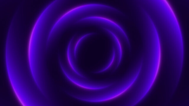 Glowing violet concentric rings create a mesmerizing abstract motion background with luminous gradient depth and premium wallpaper aesthetics, ideal for futuristic branding and digital visuals.