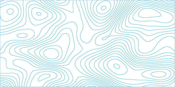Abstract colorful contour wave lines topographic background, lines map seamless pattern, modern wallpaper texture and realistic design used for banner and posters, mountain relief geographic pattern.