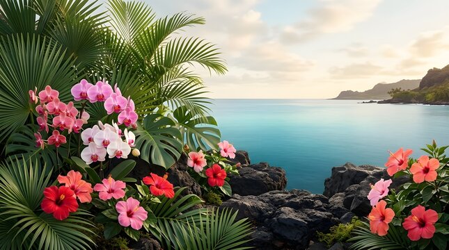 Hawaii Statehood Day Scenic View of Tropical Ocean