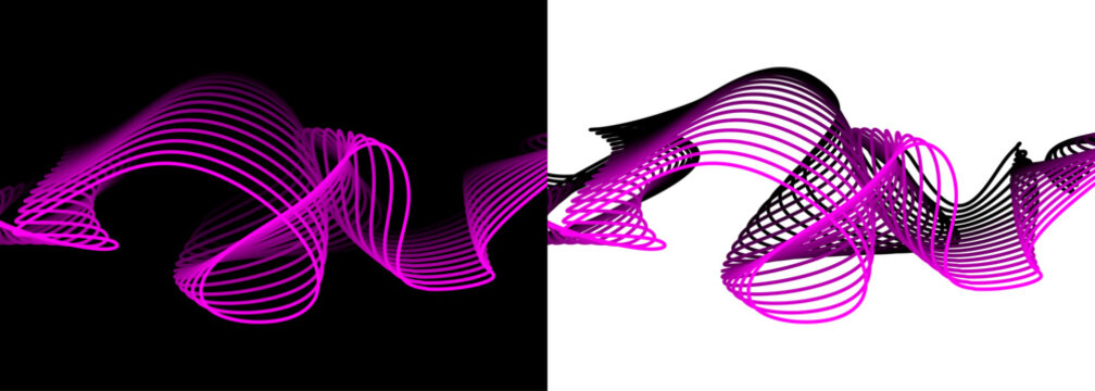 Abstract background design with wave curve line fluid shape. Vector digital luxury business banner, contemporary cover, luxury premium. Smooth minimalist elegant wave with transparent background 