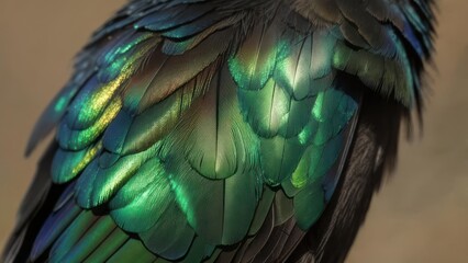 Obraz premium Close-up bird feathers (1)