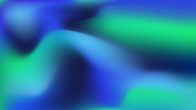 Abstract Blue and Colorful Motion Background with Soft Glow, Smooth Blur Texture, Modern Design Pattern for Wallpaper, Digital Art Illustration and Animated Loop Backdrop