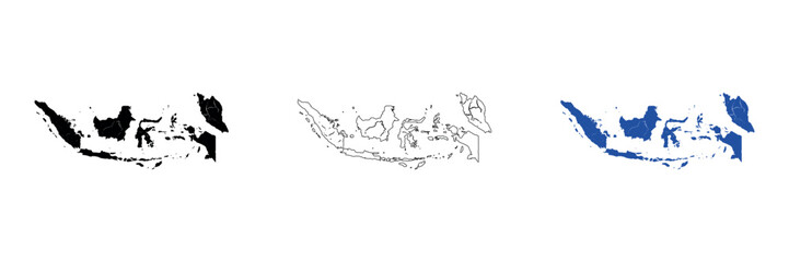 Map of Indonesia showing its archipelago nation and island geography © Santiago
