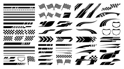 Comprehensive collection of motorsport vinyl graphics racing stripes decals © Kapilbiswas