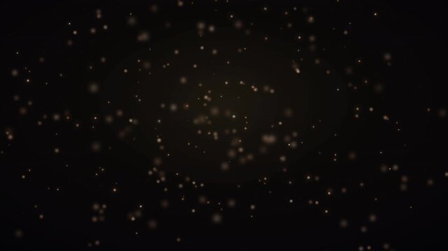 Cinematic Slow-Motion Drift of Individual Glowing Firework Embers