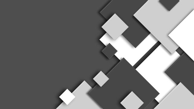 Abstract minimalist geometric layered background animation