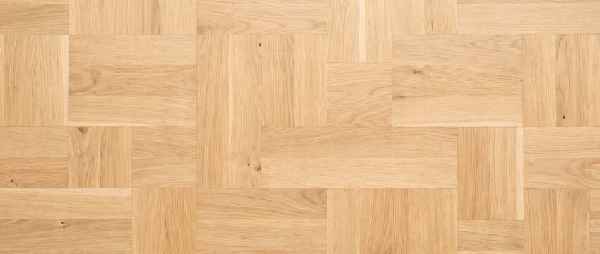 Light oak wood parquet floor texture, basket weave pattern background