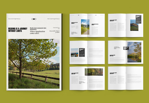 Minimal Editorial Book Layout Template