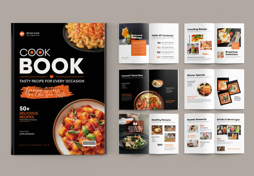 Recipe Cook Book Template Layout