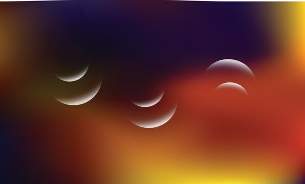 abstract vector background featuring soft glowing gradient spheres, smooth color transitions, and vibrant neon lighting. created in adobe illustrator, this modern futuristic backdrop is ideal for bran