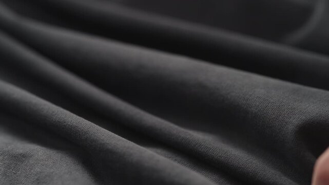 ivory color cotton fabric for clothing closeup