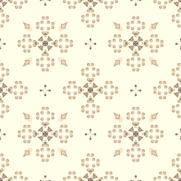 Tribal geometric neutral seamless pattern,  woven fabric design, aztec navajo tribal ethnic boho texture traditional, minimal design, bedsheet, cushion, scarf, handicraft, motif fabric, cloth