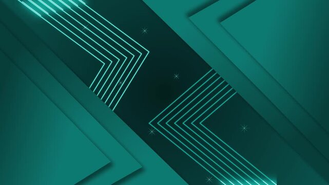 Abstract geometric background with glowing lines diagonal layers and modern futuristic design animation