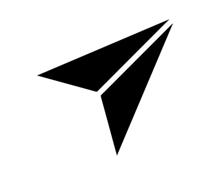 Send icon minimal arrow symbol representing message delivery communication and sharing action vector png