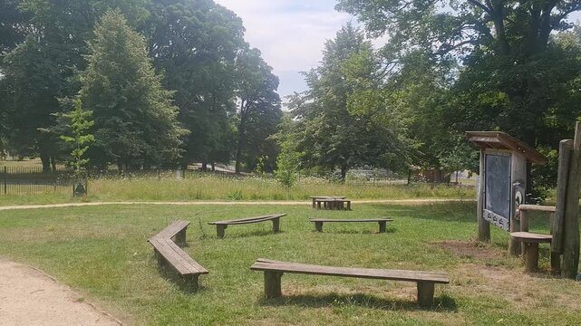 Trees at Local Public Park of Luton City England UK, Footage Was Captured During Walk on July 9th, 2026