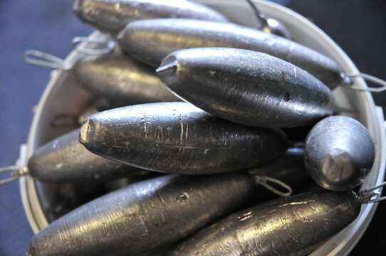 Hand made fishing sinkers