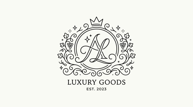 Luxury Goods Brand Logo Design.