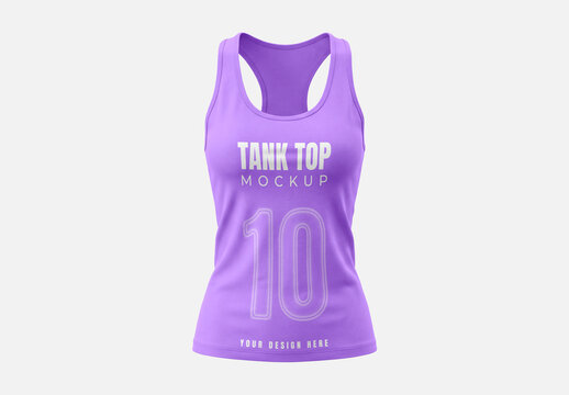 Women's Sports Tank Top Mockup