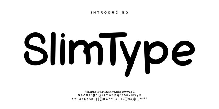 SlimType is a clean thin handwritten font featuring uppercase letters, lowercase letters, numbers, and punctuation. Perfect for branding, logos, posters, packaging, invitations, social media, typograp