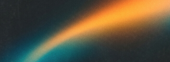 Vintage film light leak with orange and blue glow, retro grainy texture background, cinematic analog flare for creative photo overlays and editing