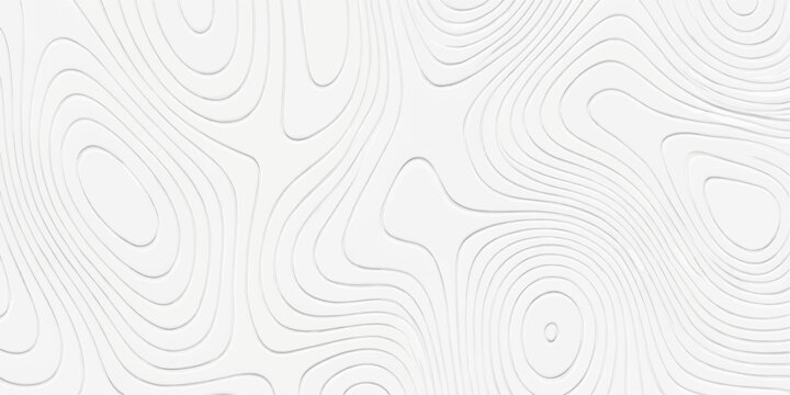 Abstract topographic lines create a sense of depth and movement on a clean, white background, evoking a feeling of natural contours and organic flow.