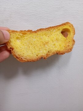 Roti Kering Renyah Tabur Gula Pasir Foto HD