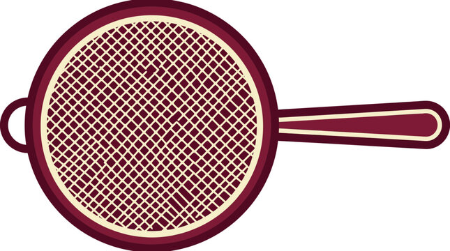 Kitchen Sieve with Handle, Fine Mesh Strainer for Cooking and Baking
