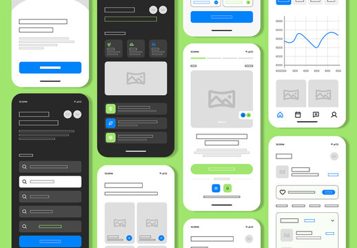 Modern Agriculture Mobile App UI Kit with Smart Farming Dashboard