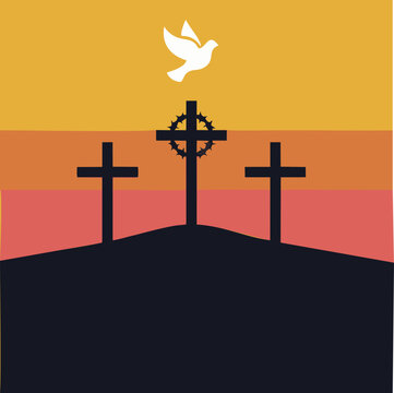Christian Cross SVG, Simple Cross Vector, Religious Cross Clipart, Silhouette DXF Cut Files, Clean Vector EPS