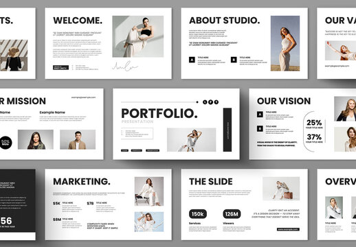 Portfolio Presentation Layout