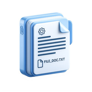 Blue usb flash drive with memory capacity label