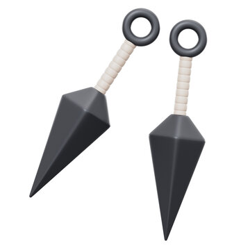 Japanese kunai weapons with beige handles, kunai, weapons, Japanese, ninja, martial, cultural, gray, beige, blades