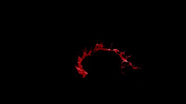 Blood splashes or fluid explosions extremely realistic, use without alpha for a stronger effect, like in the preview change colour speed and scale to your needs a different material could be display	