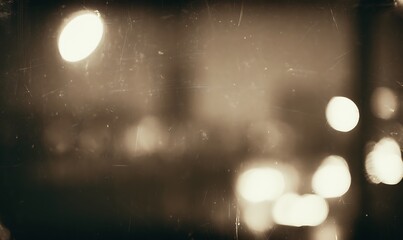 Naklejka premium Old film texture with scratches, noise and light leaks. Realistic transparent overlay film texture in black-white, dust and grain. Distressed retro movie or photo negative effect of cinema nostalgia