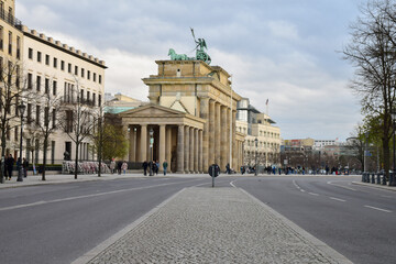 Porte de Brandebourg (XVIIIème siècle, vu depuis l'Eberstrasse) © Alexis BORG