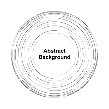 minimalist monochrome triple spiral background