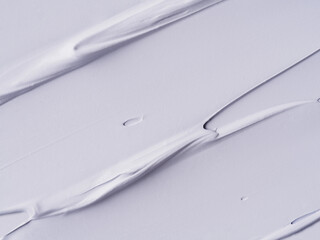 Naklejka premium Lavender Color Corrector Paste Texture with Visible Brush Strokes