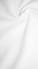 Fototapeta premium Soft White Fabric with Subtle Diagonal Lines and Textures