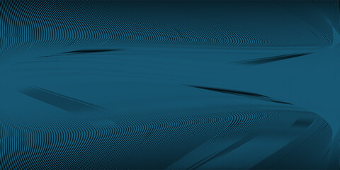 The monochromatic abstract background features soft blue light streaks on a dark gradient field. © achmad