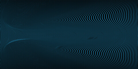 The monochromatic abstract background features soft blue light streaks on a dark gradient field. © achmad