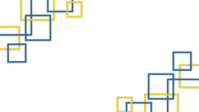 Simple square geometric business background frame