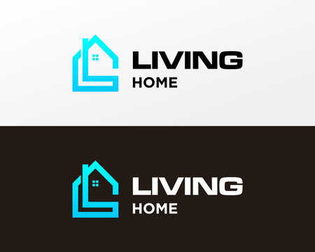 Letter L monogram and house logo.

