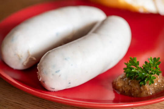 white sausages