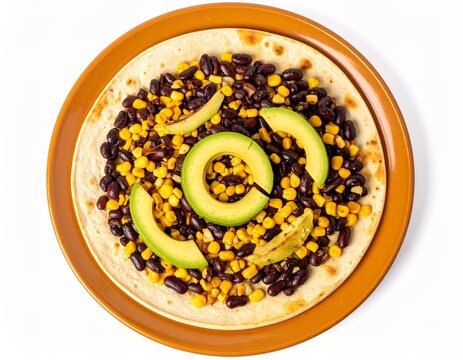 Santa Fe Vegetarian Tlayuda