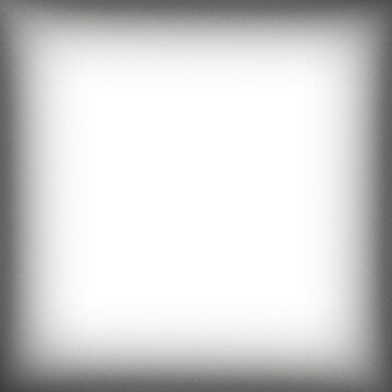 Soft shadow rectangle frame isolated on transparent background with realistic blurred edges. Minimal vignette border creates smooth depth and focus. Modern vector overlay for mockups, presentations 
