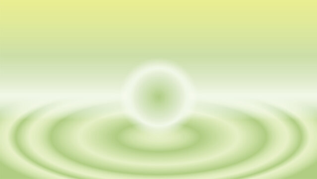 Serene abstract green ripple effect desktop wallpaper vector