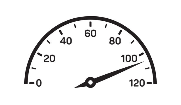 Blank speedometer speed meter icon vector template graphic blank speedometer and speed meter mph needle gauge dial panel dashboard